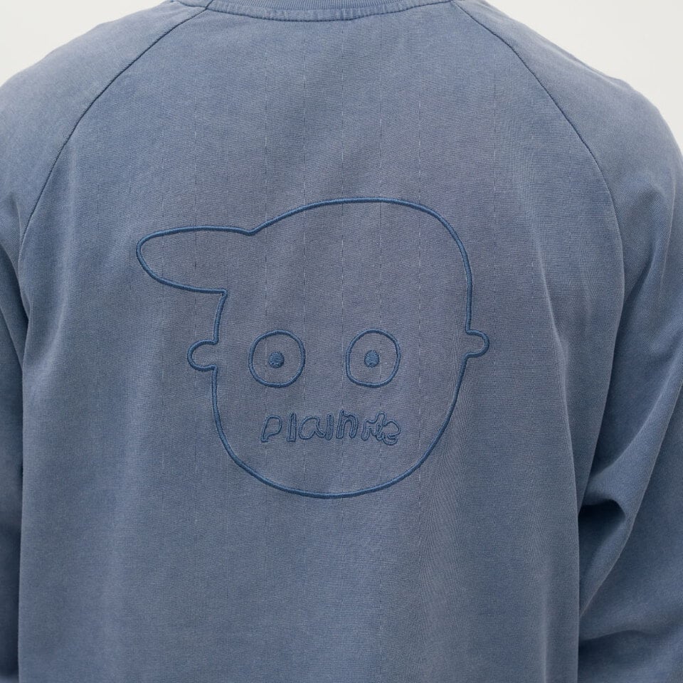 PPP0002-252 小P社長刺繡水洗長袖TEE