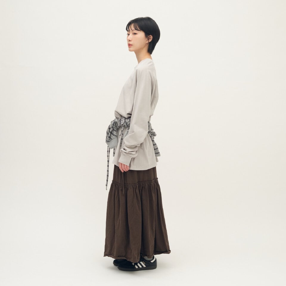 PPP0002-252 小P社長刺繡水洗長袖TEE