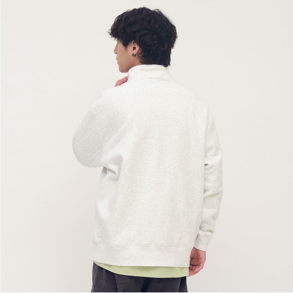 PPP0003-261 小P社長半門襟立領大學TEE