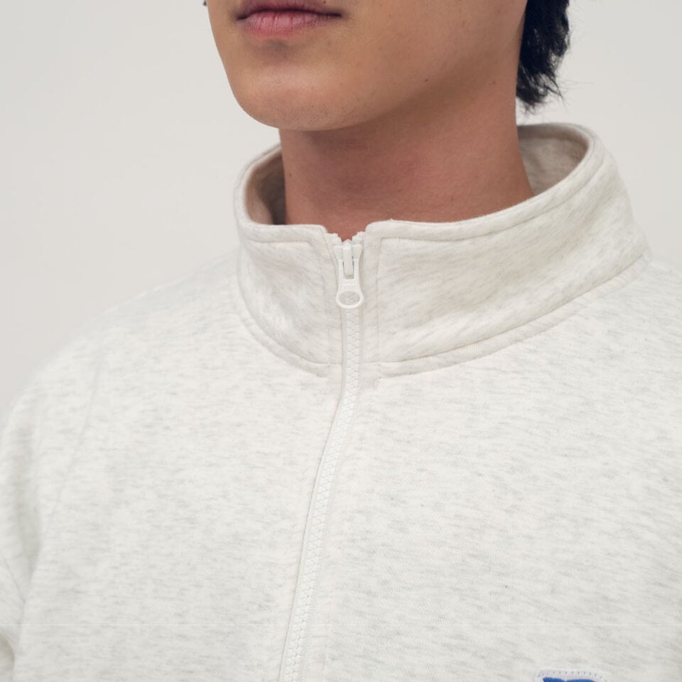 PPP0003-261 小P社長半門襟立領大學TEE