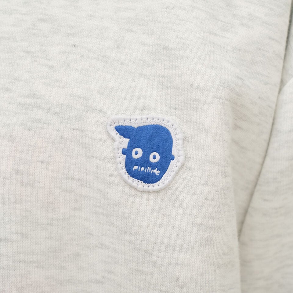 PPP0003-261 小P社長半門襟立領大學TEE