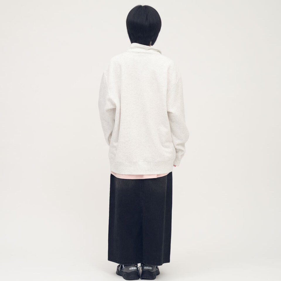 PPP0003-261 小P社長半門襟立領大學TEE