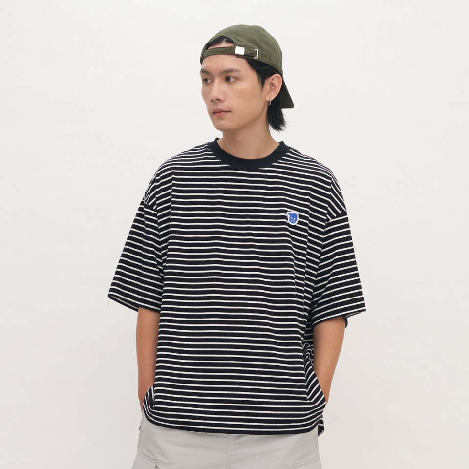 PPP0009-261 小P社長條紋TEE