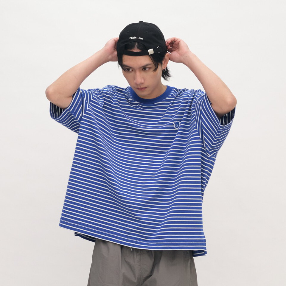 小P社長條紋TEE