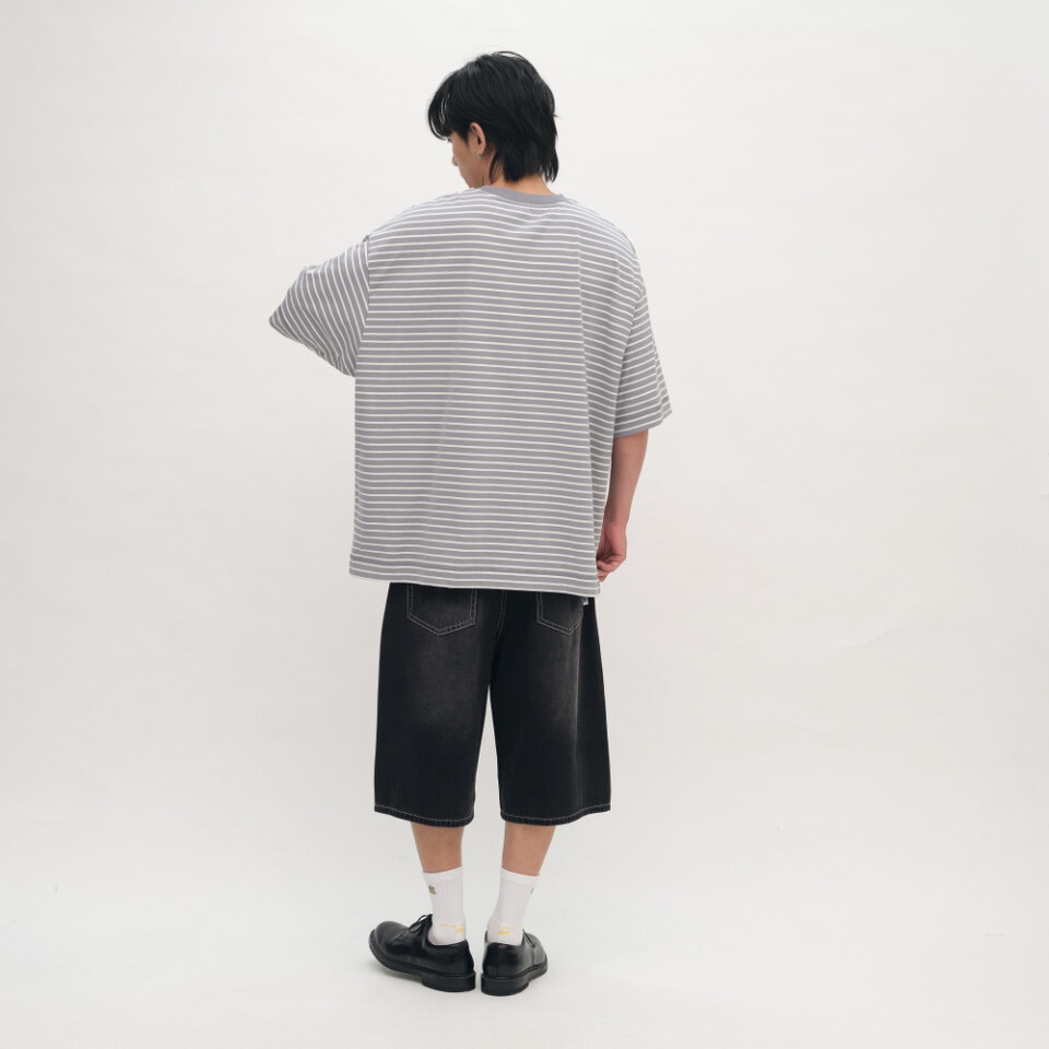 小P社長條紋TEE