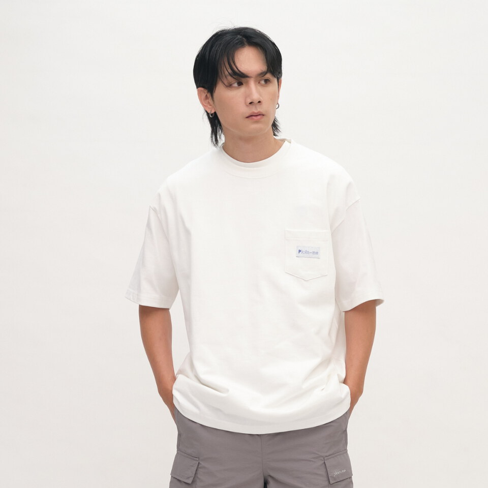 PPP0012-262 小P社長重磅口袋短袖TEE