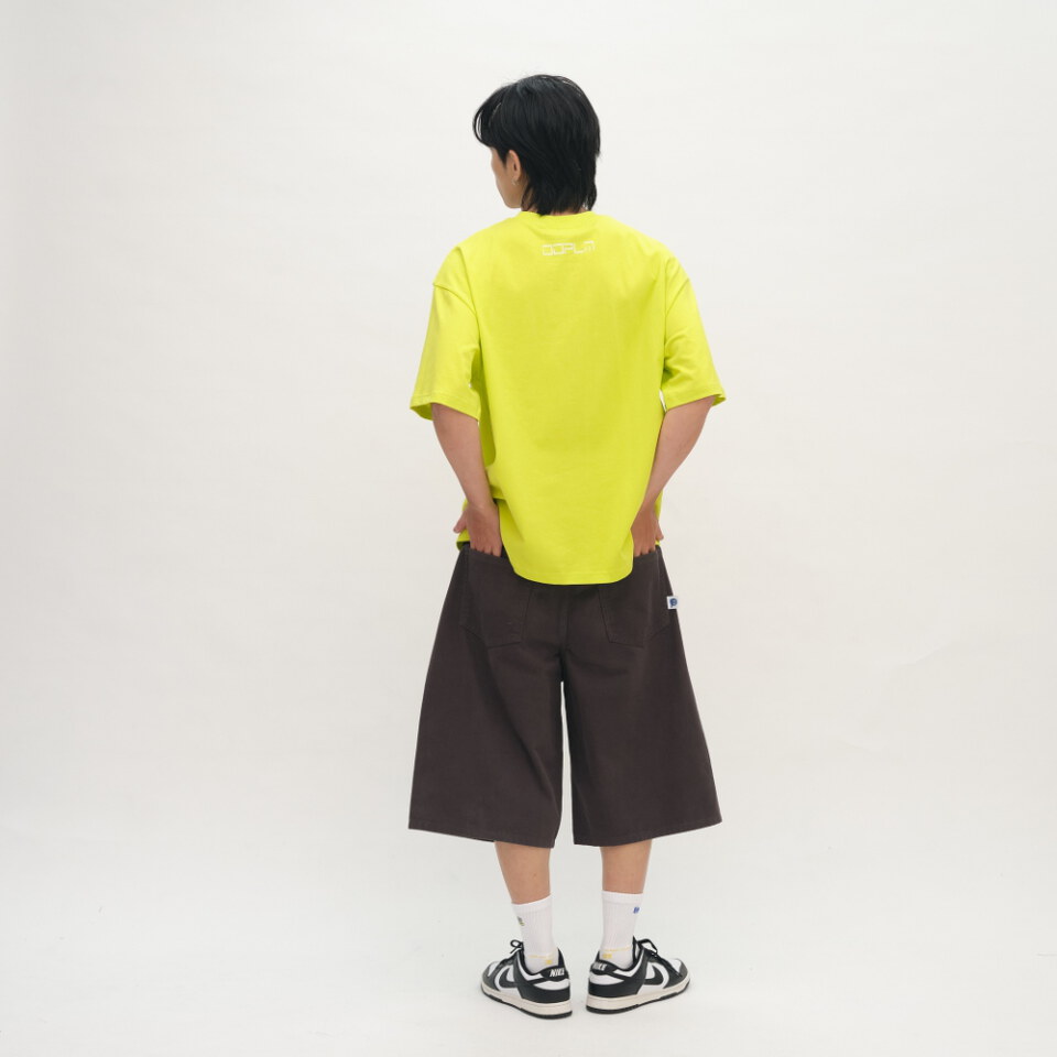 小P社長斜紋七分褲