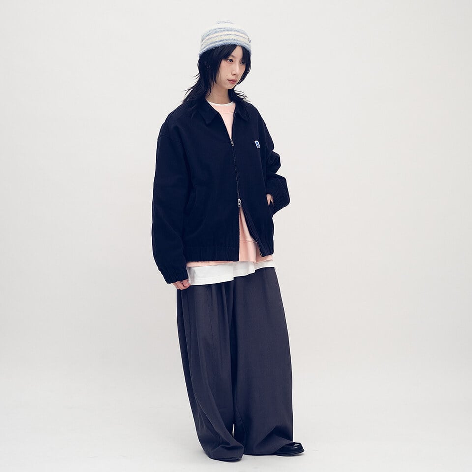 小P社長漸層條紋毛帽