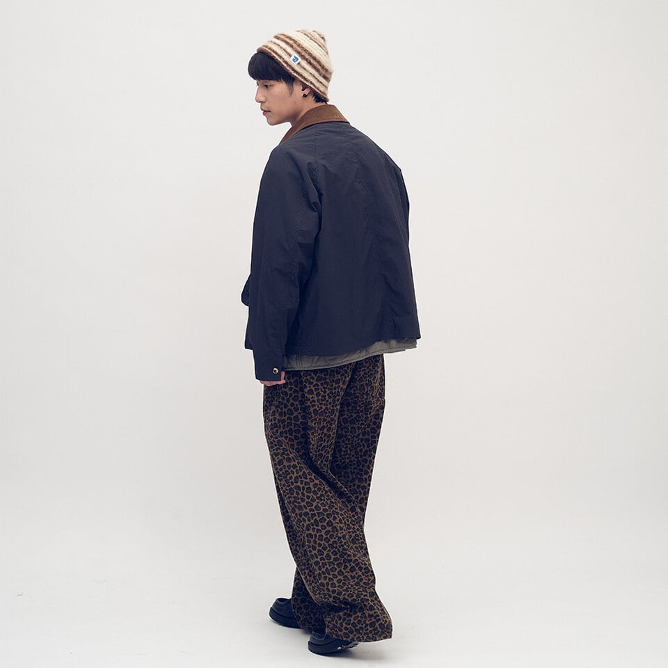 小P社長漸層條紋毛帽