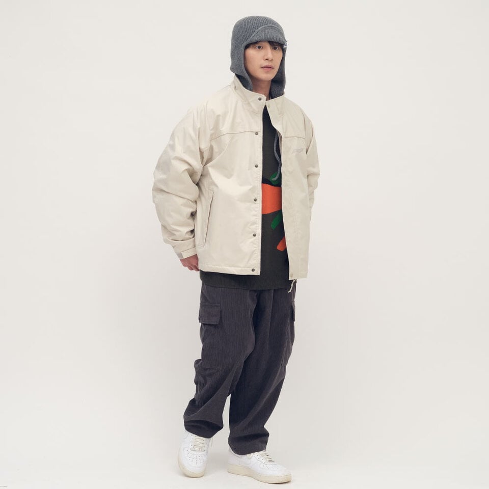 小P社長針織遮耳毛帽