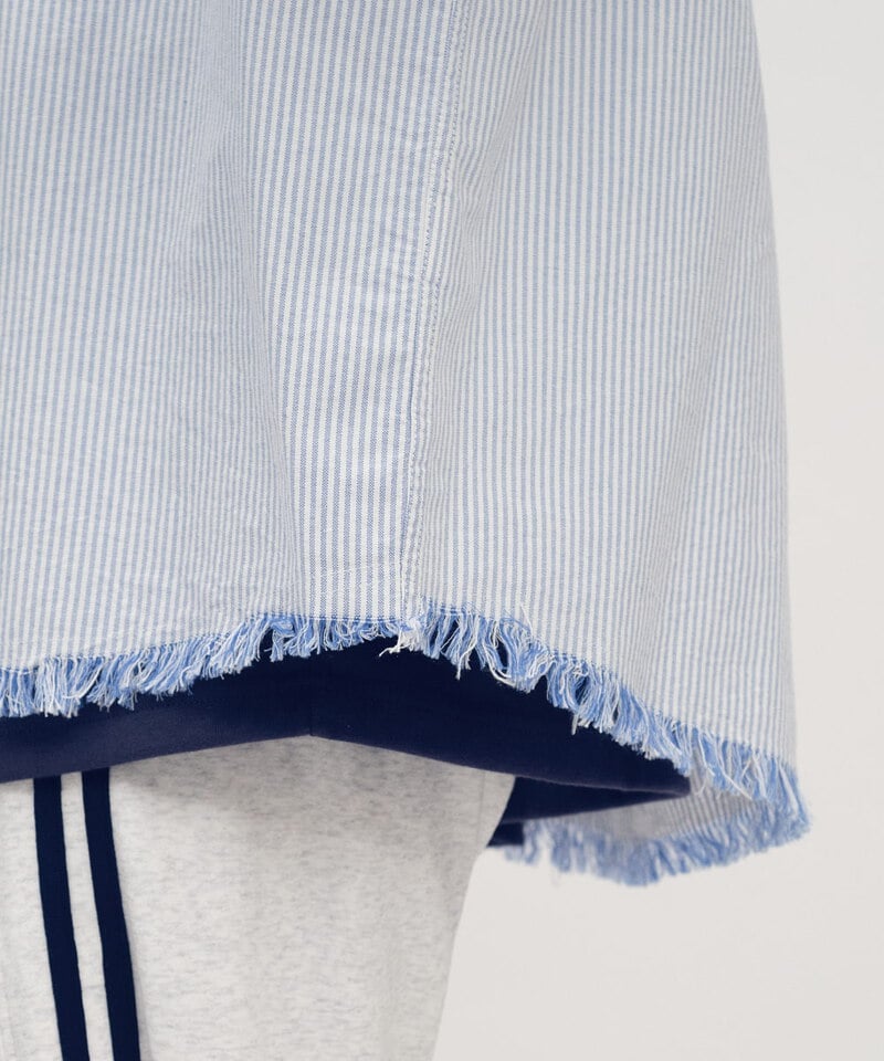 PPP3301-252 小P社長拼布長袖襯衫