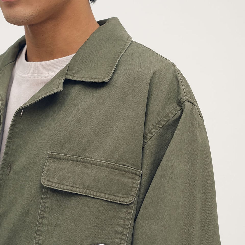 PPP3302-252 小P社長水洗長袖襯衫