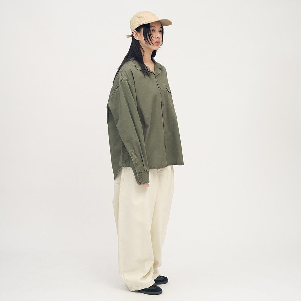 PPP3302-252 小P社長水洗長袖襯衫