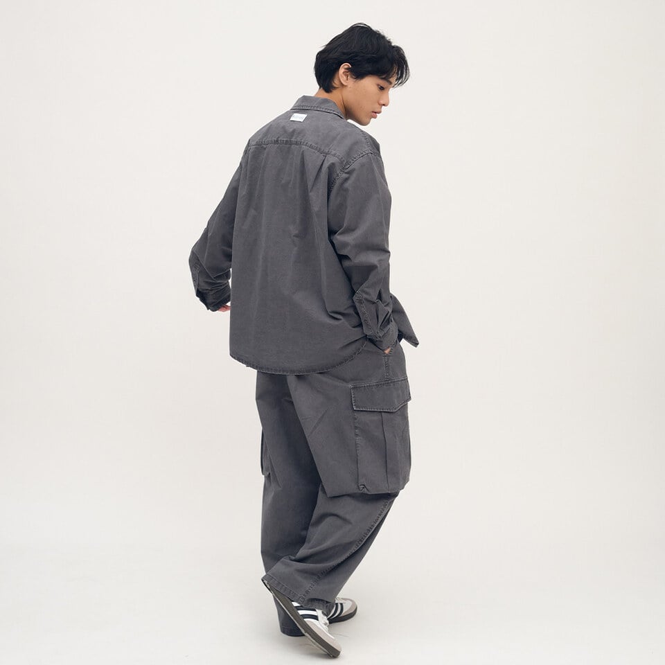 PPP3302-252 小P社長水洗長袖襯衫