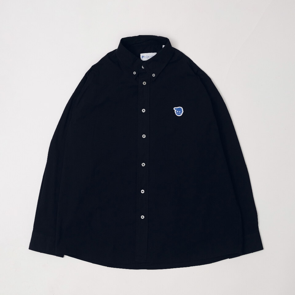 小P社長logo經典BD長袖襯衫