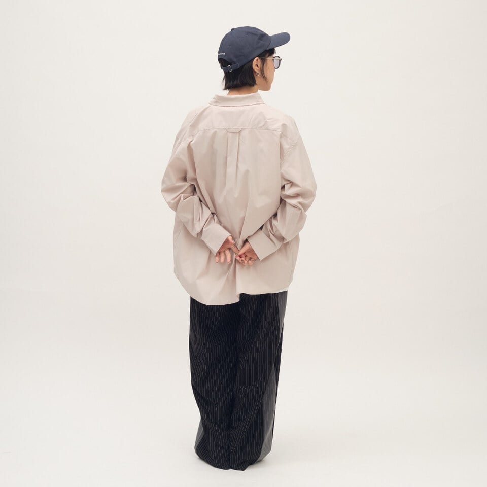 小P社長logo經典BD長袖襯衫