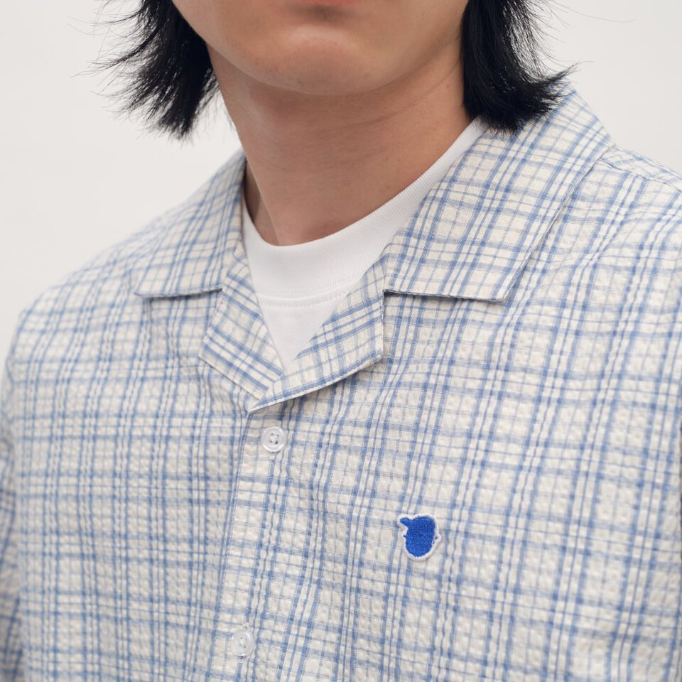 小P社長泡泡紗短袖襯衫