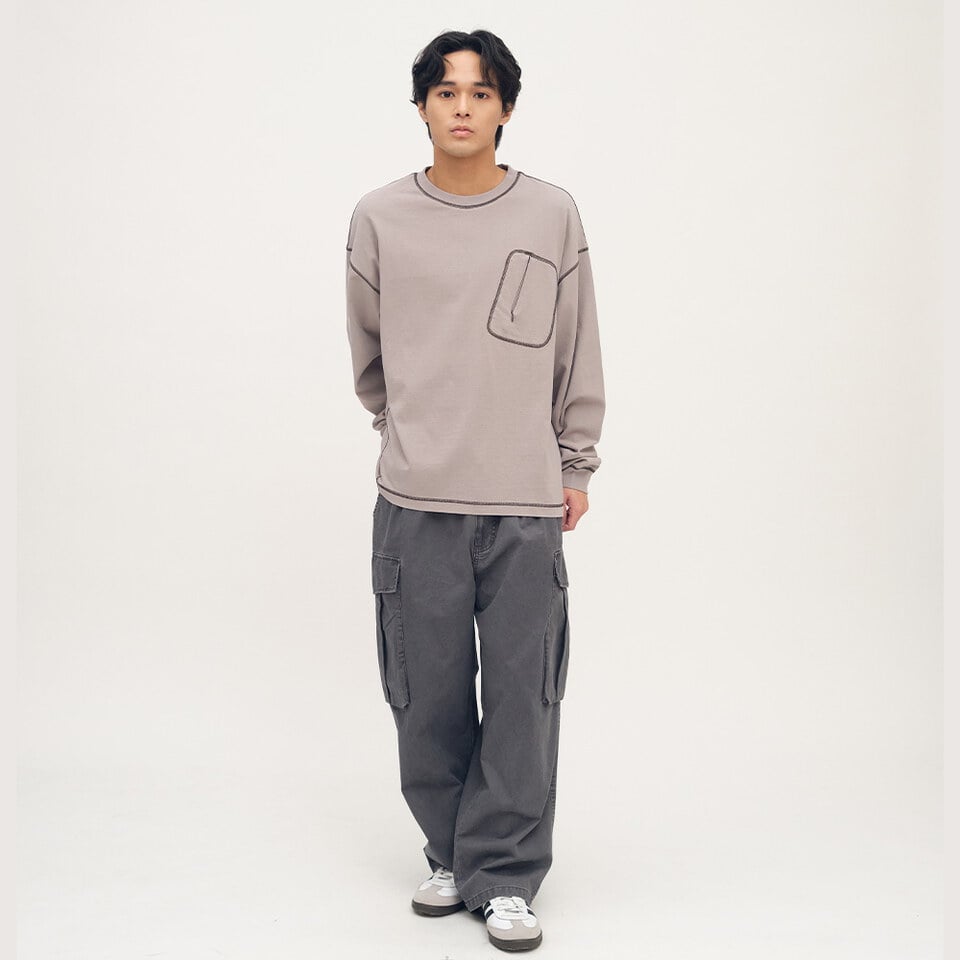 PPP4001-252 小P社長水洗口袋長褲