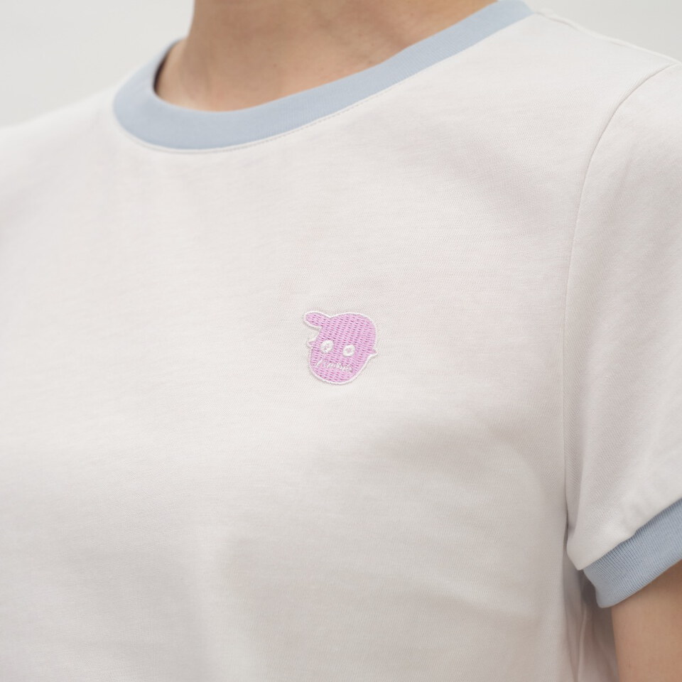 小P社長撞色拼接TEE