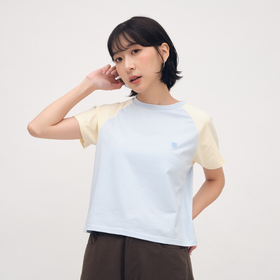 PPW0004-262 小P社長接袖連肩短袖TEE