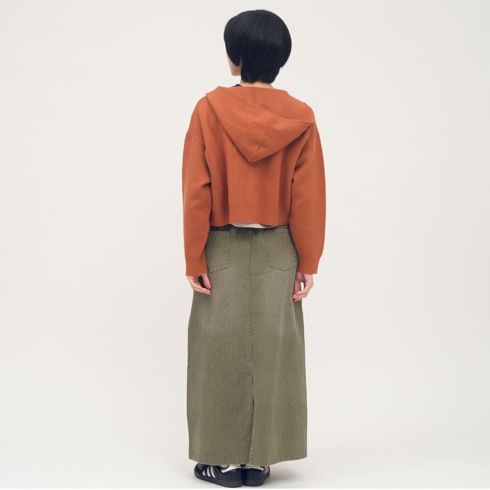 小P社長連帽針織外套