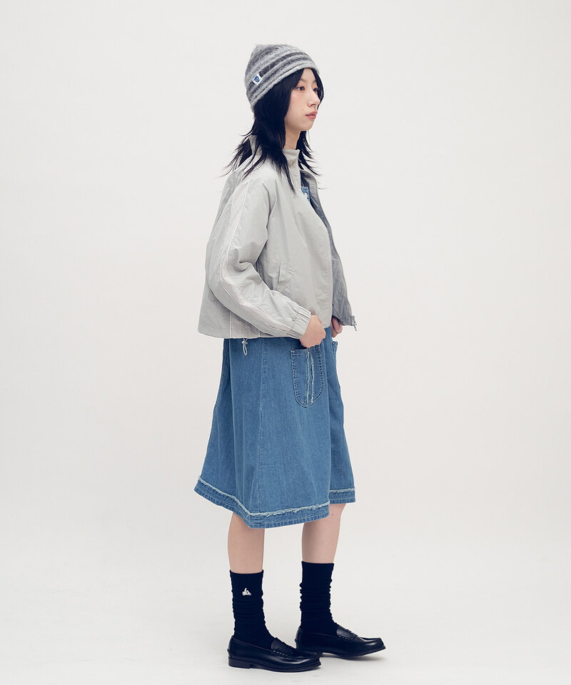 小P社長拼接短版外套