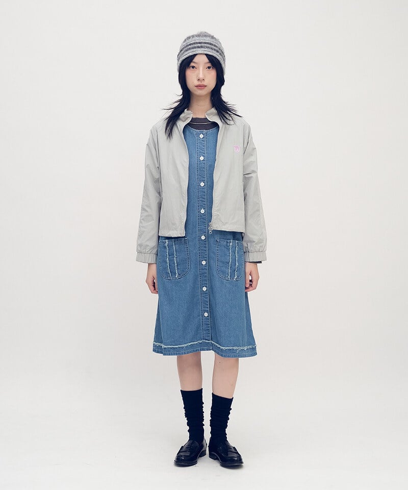 小P社長雙面穿丹寧連身洋裝