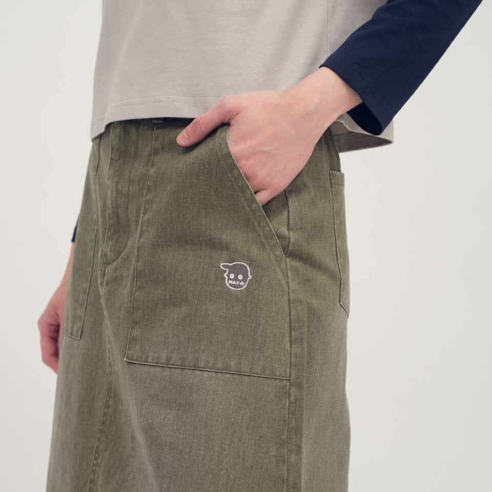 小P社長水洗長裙