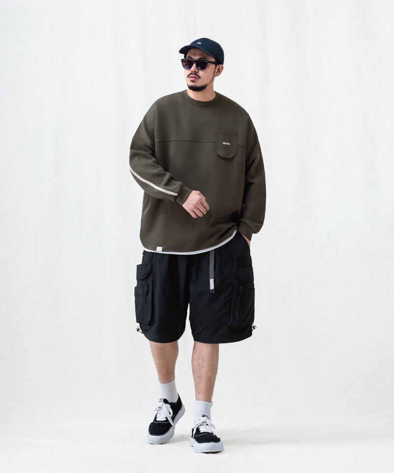 定番口袋長T TRIMMED CLASSIC LONG-SLEEVE POCKET T-SHIRT