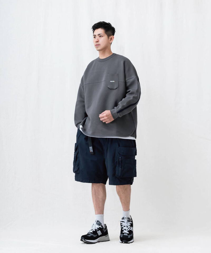 定番口袋長T TRIMMED CLASSIC LONG-SLEEVE POCKET T-SHIRT