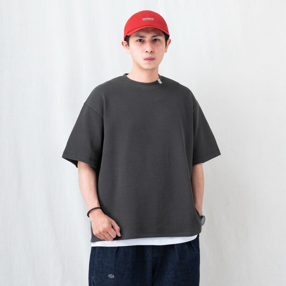 PSV0012-261 華夫格短袖T恤 TEXTURED WAFFLE KNIT T-SHIRT