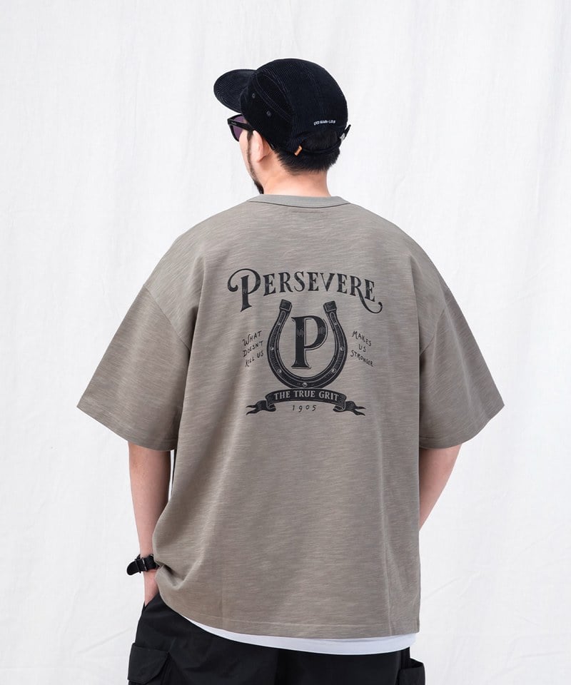 PSV0114-251 手繪馬蹄鐵圖像T恤 HAND-DRAWN HORSESHOE GRAPHIC T-SHIRT