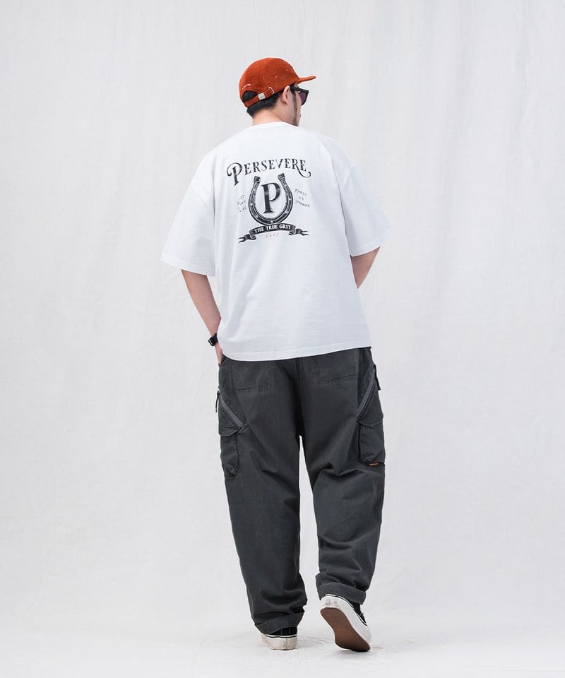 PSV0114-251 手繪馬蹄鐵圖像T恤 HAND-DRAWN HORSESHOE GRAPHIC T-SHIRT