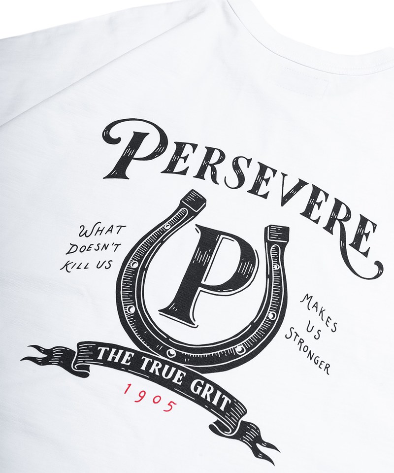 PSV0114-251 手繪馬蹄鐵圖像T恤 HAND-DRAWN HORSESHOE GRAPHIC T-SHIRT
