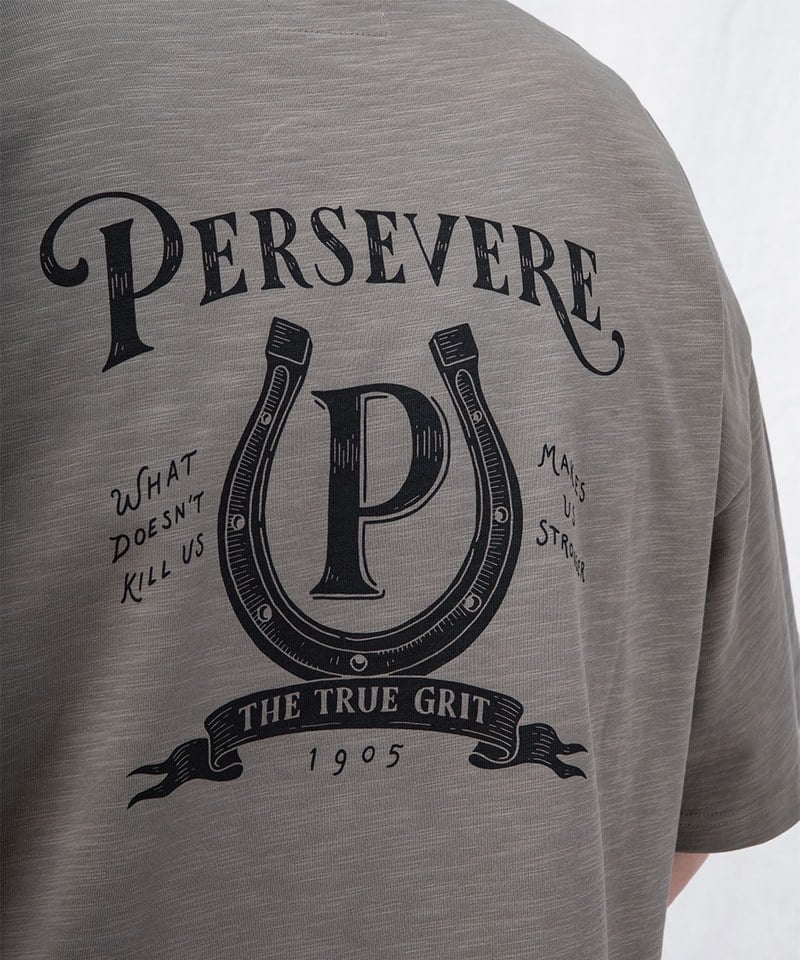 PSV0114-251 手繪馬蹄鐵圖像T恤 HAND-DRAWN HORSESHOE GRAPHIC T-SHIRT