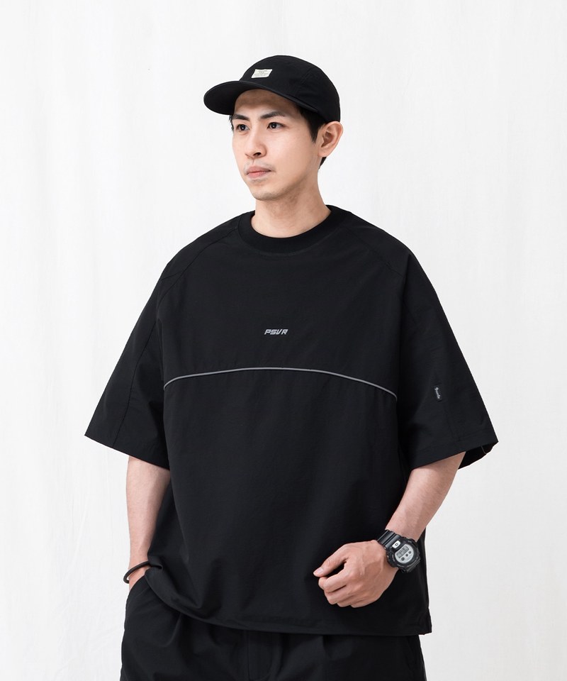 PSV0115-251 出芽飾邊上衣 MATTE NYLON WATER-REPELLENT T-