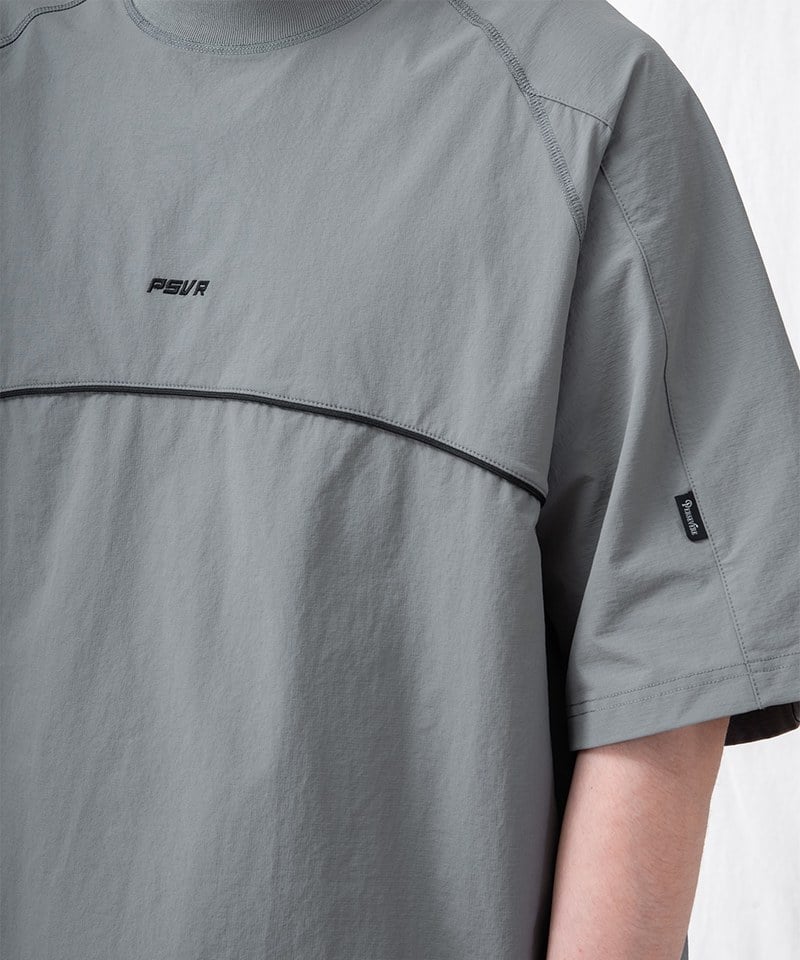 PSV0115-251 出芽飾邊上衣 MATTE NYLON WATER-REPELLENT T-