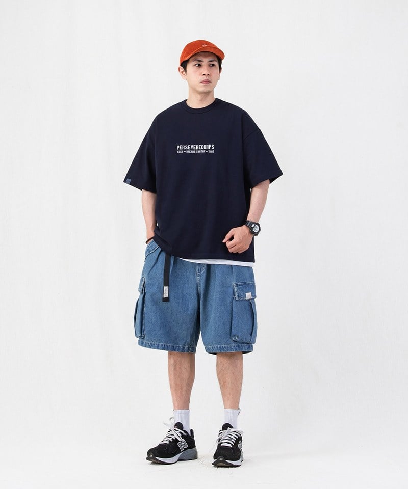 PSV0116-251 標語圖樣水洗T恤 PIGMENT-DYED WATCHWORD T-SHIRT