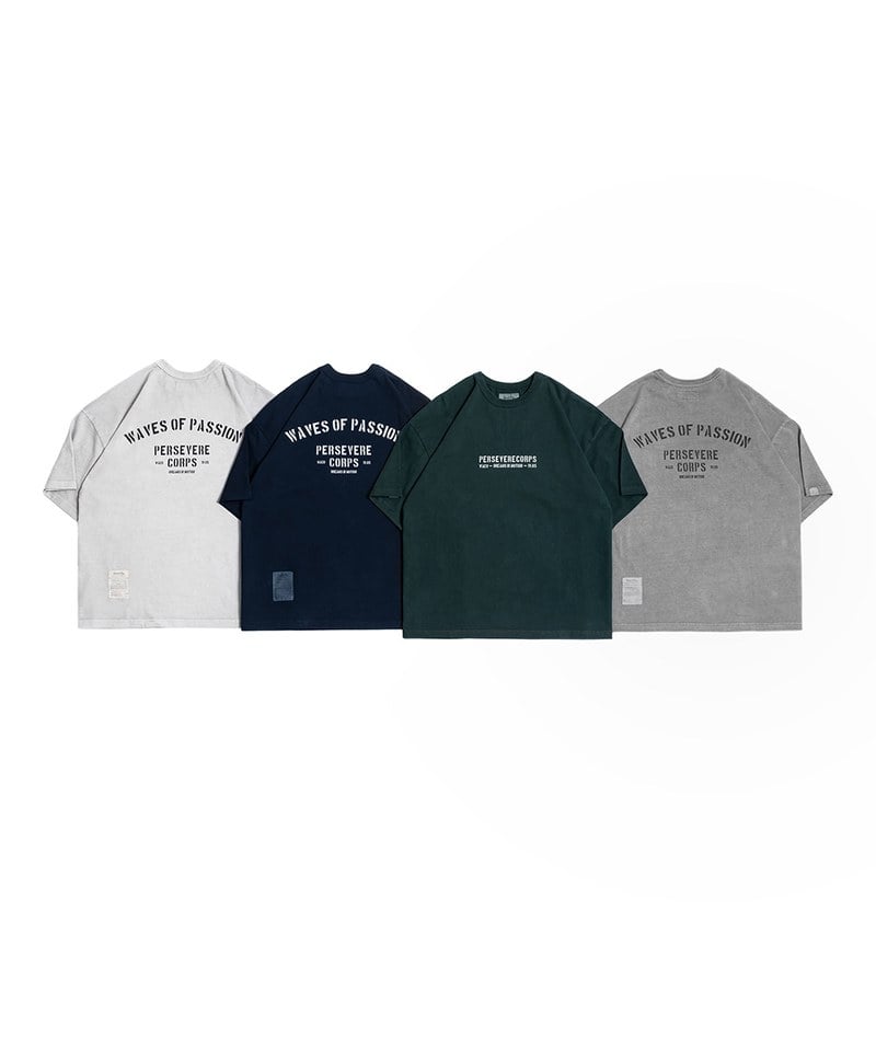 PSV0116-251 標語圖樣水洗T恤 PIGMENT-DYED WATCHWORD T-SHIRT