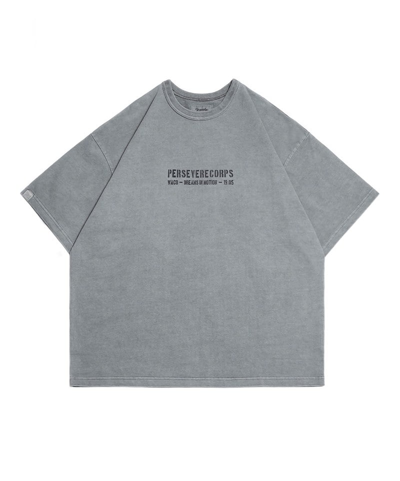 PSV0116-251 標語圖樣水洗T恤 PIGMENT-DYED WATCHWORD T-SHIRT