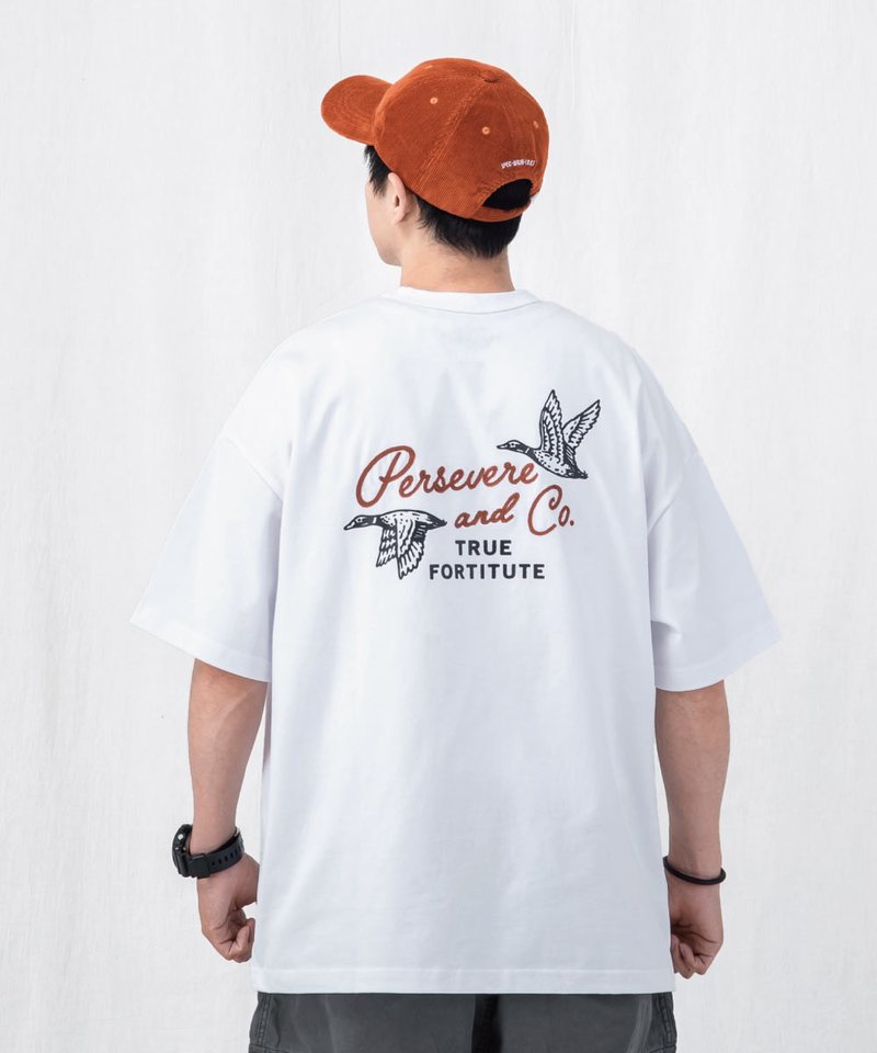 PSV0119-252 鎖鏈繡字型圖像T恤 CHAIN-STITCHED GRAPHIC T-SHIRT