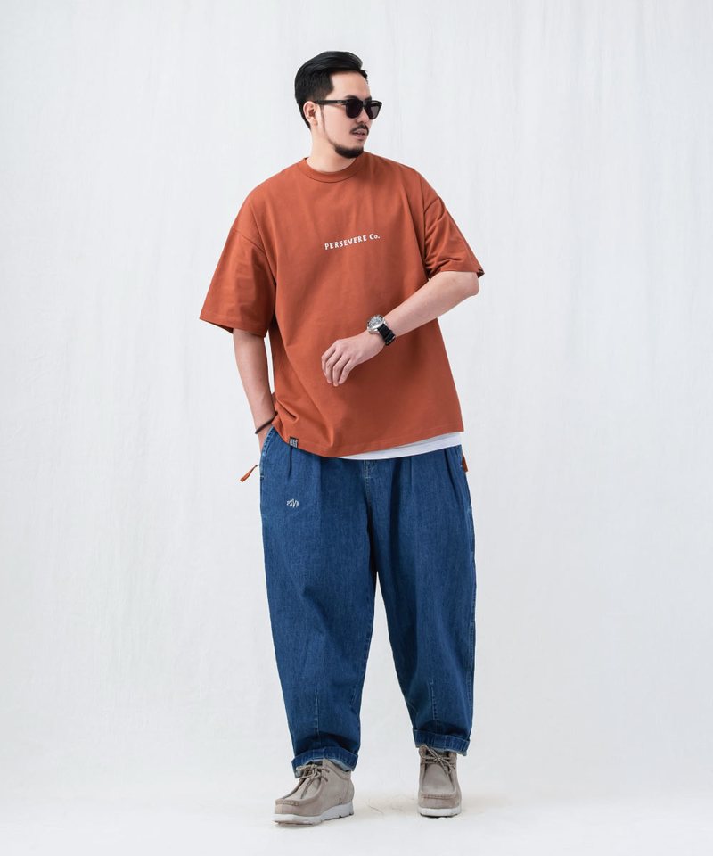 PSV0119-252 鎖鏈繡字型圖像T恤 CHAIN-STITCHED GRAPHIC T-SHIRT