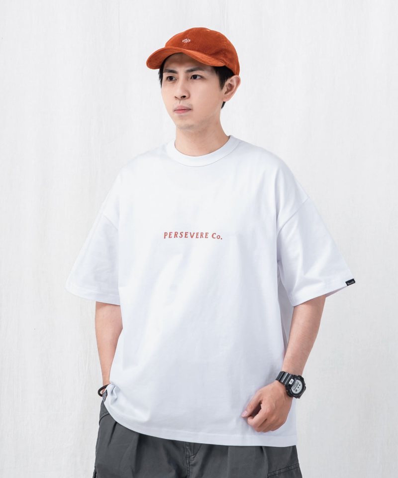 PSV0119-252 鎖鏈繡字型圖像T恤 CHAIN-STITCHED GRAPHIC T-SHIRT