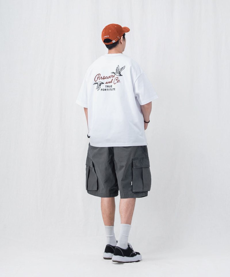 PSV0119-252 鎖鏈繡字型圖像T恤 CHAIN-STITCHED GRAPHIC T-SHIRT