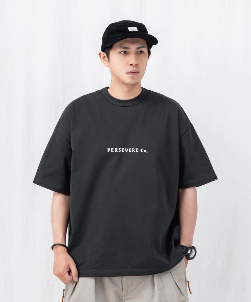 PSV0119-252 鎖鏈繡字型圖像T恤 CHAIN-STITCHED GRAPHIC T-SHIRT
