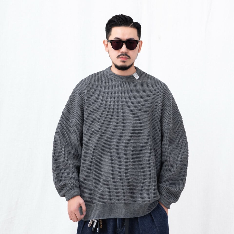 PSV0123-261 華夫格針織毛衣