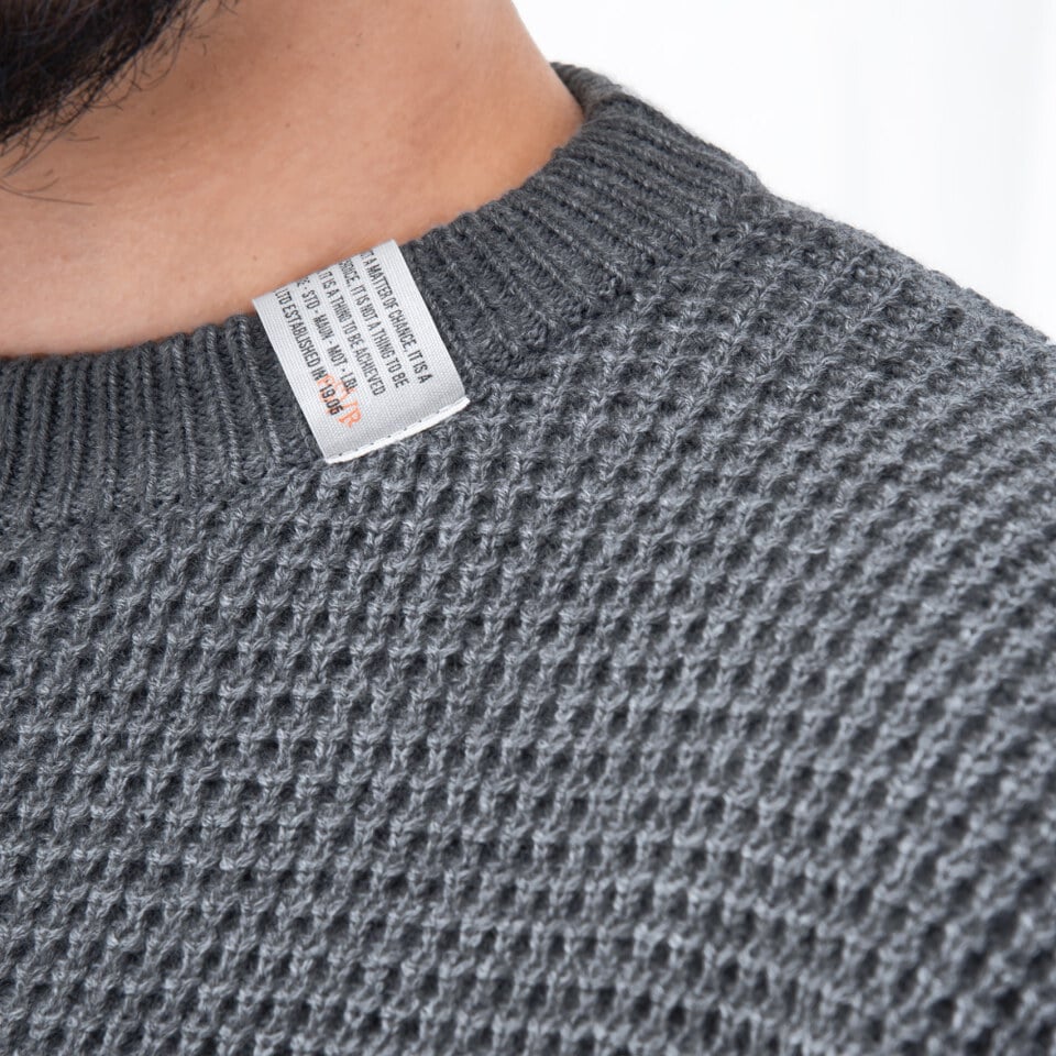 華夫格針織毛衣