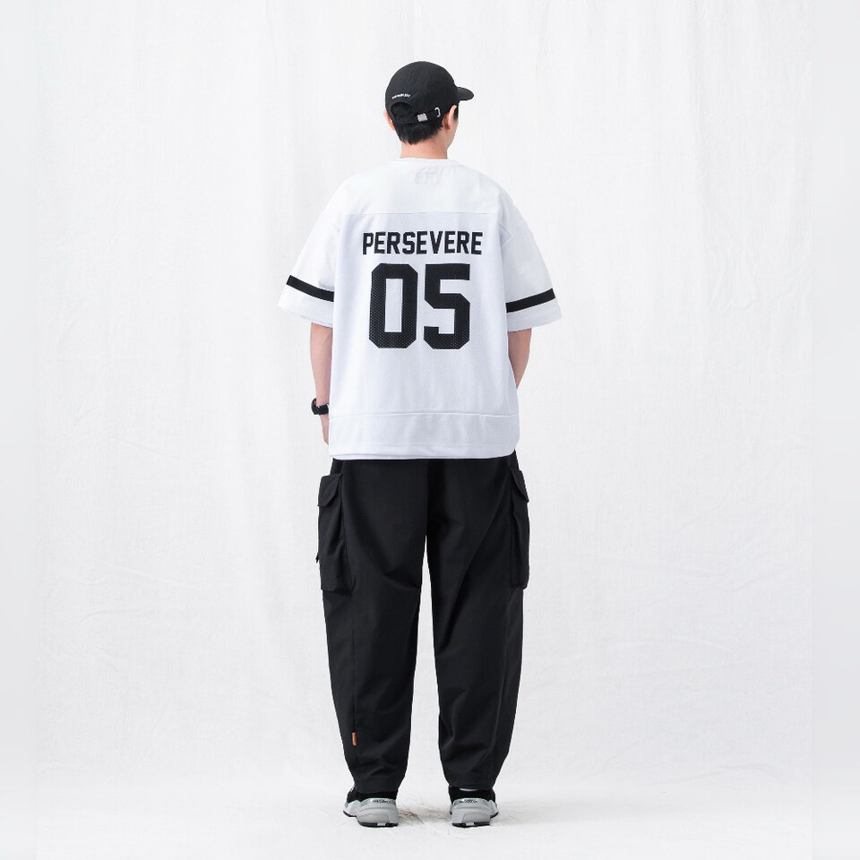 拼接球衣短TEE mesh splice jersey T-shirt