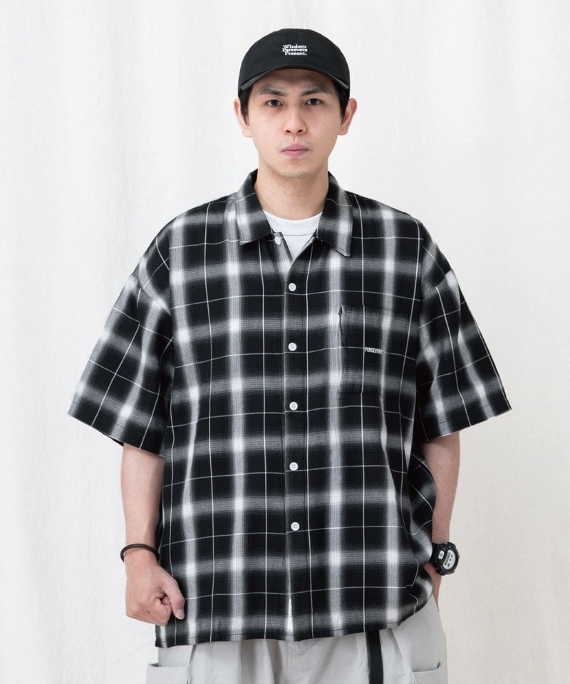 PSV0205-251 寬版短袖襯衫 BRAND LOGO LOOSE-FIT SHIRT