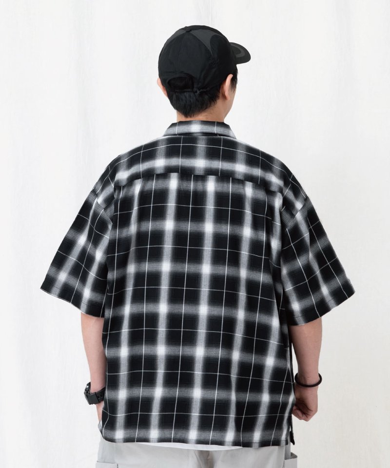 PSV0205-251 寬版短袖襯衫 BRAND LOGO LOOSE-FIT SHIRT